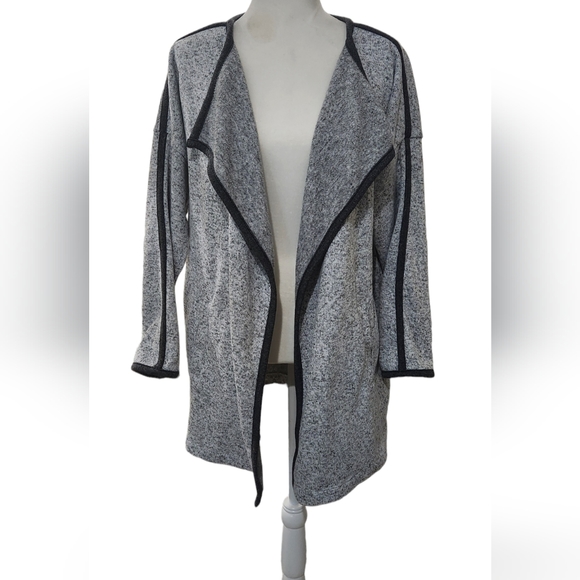 Banana Republic Gray Oversized Open Front Cardigan Jacket. Size M - Picture 2 of 8